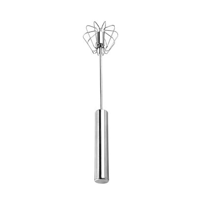 🔥 ¡ÚLTIMO DÍA 50% DESCUENTO! ⏰ Batidor de Huevos Semiautomático de Acero Inoxidable – Sin Dolor de Muñeca· Giro Bidireccional & Sin Cable ✨
