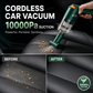 🎉 Oferta 2026 — ¡Más de 142,000 Vendidos! 🧹 Aspiradora Inalámbrica para Coche – Potencia de Succión de 10000Pa y Batería de 4000mAh 🚗
