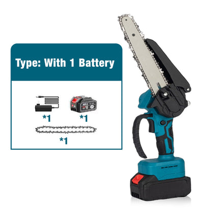 🔥Promoción por Tiempo Limitado 55% DESCUENTO🔥Mini Motosierra Inalámbrica de 6 Pulgadas con 2 Baterías