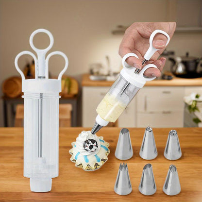 📢 ¡OFERTA LIMITADA 50% OFF! ⏰ Kit Decorador de Pasteles de Acero Inoxidable – Set Completo de Manga Pastelera con 18 Boquillas y Puntas – Decora por Dentro y por Fuera ✨