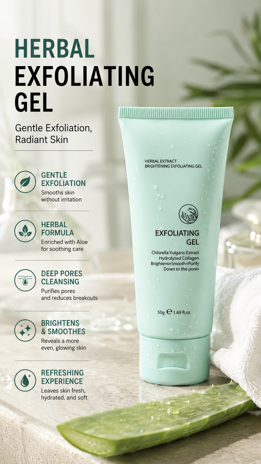 🥳 ¡PROMOCIÓN TOP DE 2026! 🥳💞 ¡Más de 50.000 vendidos! 💥👵🌸 ¡50% DE DESCUENTO! Gel Exfoliante Iluminador con Extractos Herbales ✨🌿💖