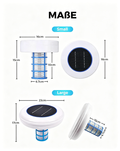 🏊‍♀️🌿💧 ¡ADIÓS AL CLORO AGRESIVO! Ionizador solar para piscinas: suave con la piel y los ojos, purificación natural, mantiene el agua cristalina para que toda la familia disfrute 🏖️🍃