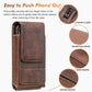 ⚡ Gran descuento | Funda para móvil con cinturón 📱 Funda de cuero multipocket con portatarjetas