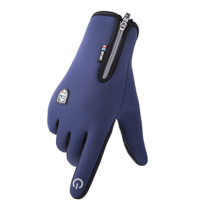 Guantes de Ciclismo Térmicos Impermeables y a Prueba de Viento con Forro Polar