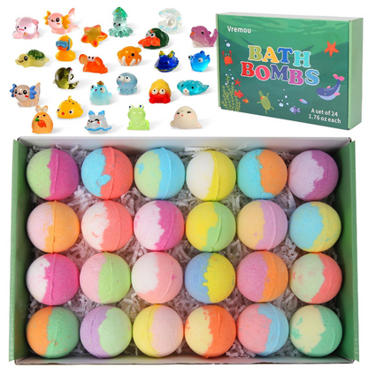 🤩 OFERTA IMPERDIBLE 50% DESCUENTO 💖Set de 12 Bombas de Baño para Niños