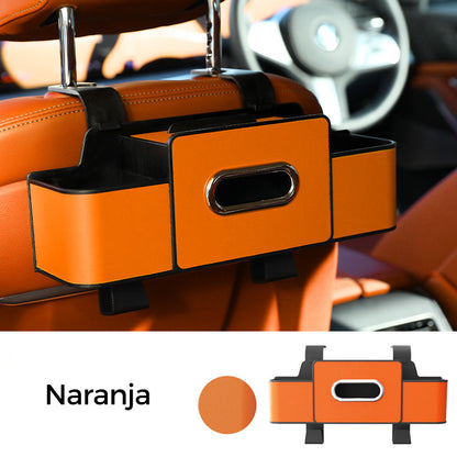 Caja de Almacenaje Multifuncional para Respaldo de Auto