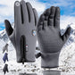 Guantes de Ciclismo Térmicos Impermeables y a Prueba de Viento con Forro Polar