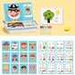 Puzzles magnéticos para vestir caras Juego de viaje Juguete educativo doble cara para preescolares
