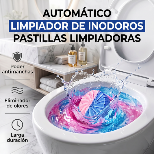 Pastillas Limpiadoras Automáticas para Inodoro para Eliminar Manchas y Olores