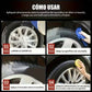 Pasta renovadora para neumáticos y molduras de coche – negro intenso, protección UV y fácil aplicación