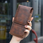 ⚡ Gran descuento | Funda para móvil con cinturón 📱 Funda de cuero multipocket con portatarjetas