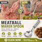🥳 ¡Cuchara para albóndigas! Antiadherente, recoge y escurre: el regalo perfecto. Cocina sin ensuciar: ¡consigue la tuya! ✅