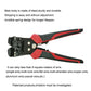 🔥 Pelacables Profesional - Ajuste Automático para Diferentes Calibres, Corte Preciso sin Dañar Conductores 🛠️⚡