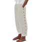 ☀️¡Oferta de primavera 50% OFF!🌿🌸Pantalones cómodos de rayas azules con bolsillos laterale
