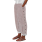 ☀️¡Oferta de primavera 50% OFF!🌿🌸Pantalones cómodos de rayas azules con bolsillos laterale