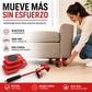 🛠️ 50% dto. Kit elevador y transportador de muebles pesados – incluye 1 elevador + 4 ruedas giratorias 360° con protección. ¡Mueve sofás, camas y armarios sin esfuerzo y sin ayuda! ✨💪
