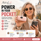 🔋✨ Mini Power Bank 5000mAh – Bolsillo Ultracompacto, Carga de Emergencia Sin Peso Extra 🎒⚡