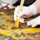 🔥✨ Pintura dorada al agua con efecto metálico premium