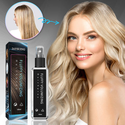 Spray voluminizador capilar con proteínas y plancha de rizar para unos rizos duraderos
