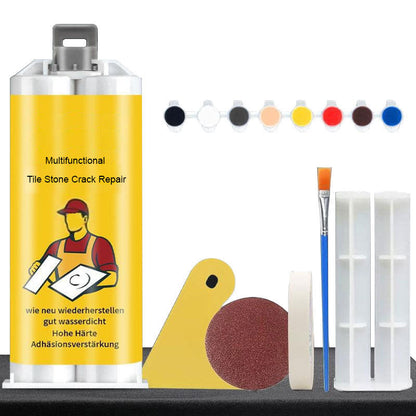 🔥Compre 2 y obtenga 1 gratis🔥 Kit multifuncional para reparar grietas en baldosas de piedra