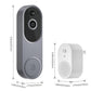 Timbre con Video HD Inalámbrico Inteligente y Campana para el Hogar