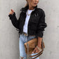 Chaqueta con Cuello Alto, Botones a Presión, Cordón Ajustable y Bolsillos