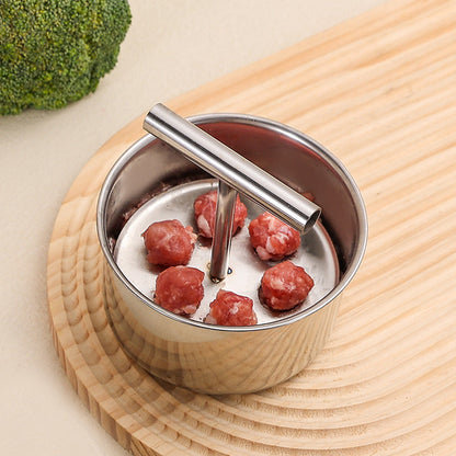 📢📢 ¡50% DE DESCUENTO! ⏰🍡 Molde para hacer albóndigas de acero inoxidable de grado alimentario