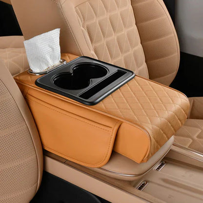 🚗💺Almohadilla multifuncional para reposabrazos – ¡Comodidad y práctica en tu auto!（Envío gratuito para 2 piezas））