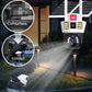 Cámara de Vigilancia Solar Inteligente de 360° con Control de Tres Pantallas