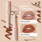 Lápiz labial y delineador de labios de doble cabeza de larga duración CARACTERÍSTICAS