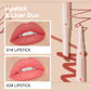 Lápiz labial y delineador de labios de doble cabeza de larga duración CARACTERÍSTICAS