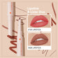 Lápiz labial y delineador de labios de doble cabeza de larga duración CARACTERÍSTICAS