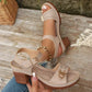 🔥👡 Sandalias de tacón grueso para muje