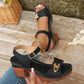🔥👡 Sandalias de tacón grueso para muje