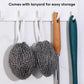 Bolas de alambre de acero multiusos con cordón