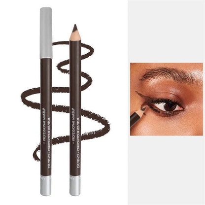 🔥 50% DE DESCUENTO – ¡COMPRA 1 Y LLÉVATE 1 GRATIS! 🔥 Delineador de ojos de madera resistente al agua | Larga duración, color intenso y fácil de aplicar 💜