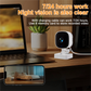 Cámara para ventanas de 3 MP y 2K, cámaras WiFi para interiores de 2,4 GHz y 5 GHz, visión nocturna ChromaMax Al Color, detección de personas y movimiento, instalación fácil y rápida.