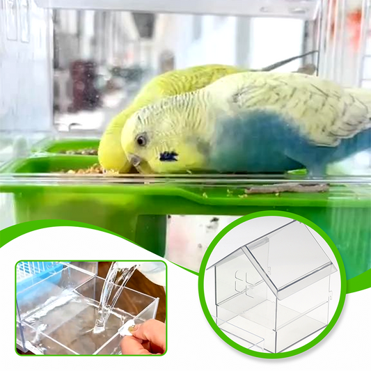 Comedero Externo Extraíble para Loros