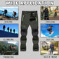 👖Pantalones impermeables Softshell para hombre con forro polar, rodillas reforzadas, para aventuras al aire libre.