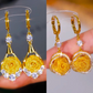 Elegantes Aretes de Rosa con Diseño de Malla