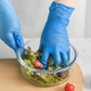 100 guantes desechables de nitrilo aptos para uso alimentario