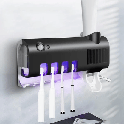 ⏳🔥¡50 % DE DESCUENTO POR TIEMPO LIMITADO! ⏰ 🎁 Soporte inteligente para cepillos de dientes con esterilización UV 🦷