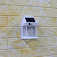 Lámpara de pared solar con sensor de movimiento y tungsteno