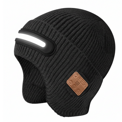 Gorro con Luz LED y Bluetooth Recargable🔥COMPRA 2 Y ENVÍO GRATIS