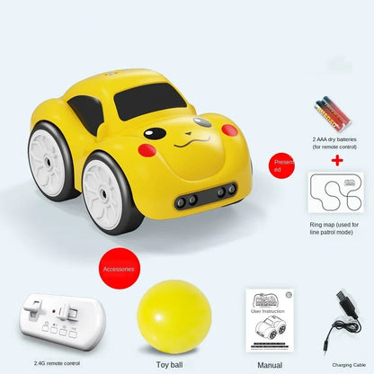 Carro de Control Remoto con Sensor Inteligente para Niños