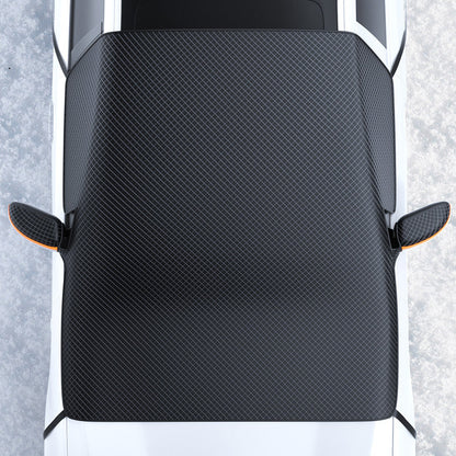🚗 50% dto. Funda protectora para parabrisas – impermeable, resistente al fuego, con imanes y correas elásticas. ¡Protección todo el año con tiras reflectantes! ✨🛡️