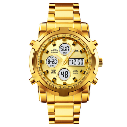 💦⏰Relojes militares analógicos-digitales impermeables para hombre
