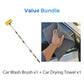 🚗 ¡Limpia tu Coche sin Agacharte! Cepillo Extensible de 60" – Llega Rápidamente a Cada Rincón sin Rayar 🧼💦
