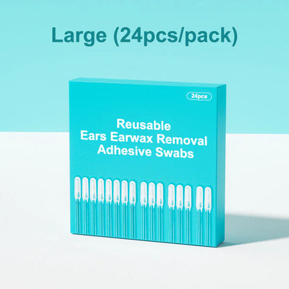 Barras adhesivas suaves para remover el cerumen de los oídos