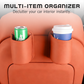 ⏰🚗✨ Organizador Portavasos de Piel PU para Coche – Mantén Bebidas y Objetos Esenciales Siempre al Alcance 🥤📱
